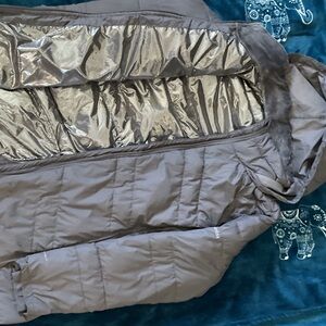 Columbia Gray Jacket with Silver Lining